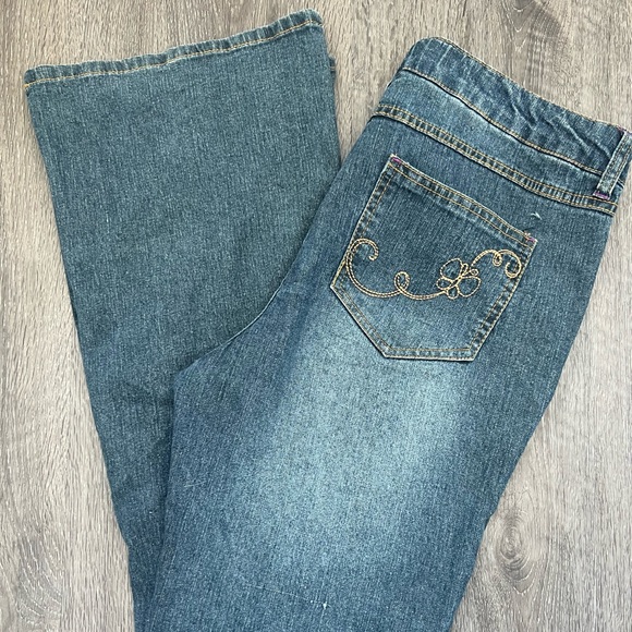 Y2K Butterfly Flare Jeans (2XL/3XL)